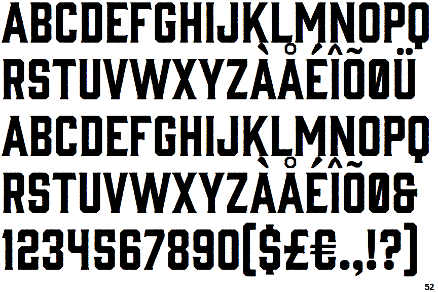 Identifont Gin Rough
