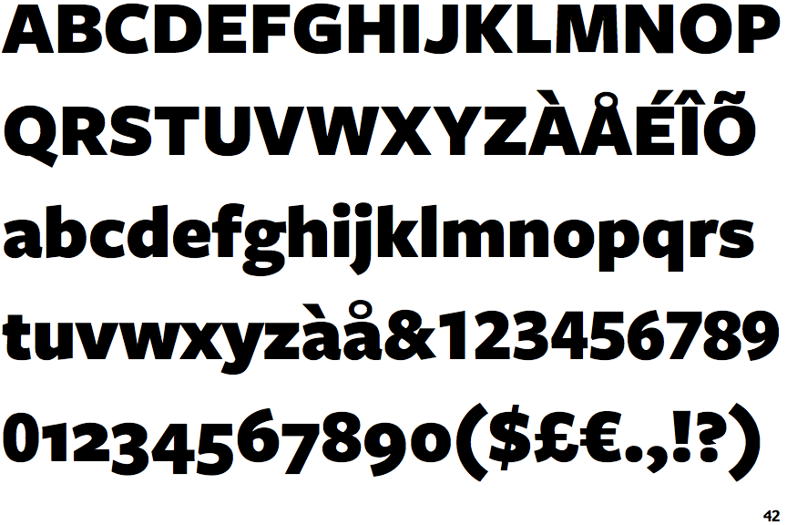 Identifont Freight Sans Black