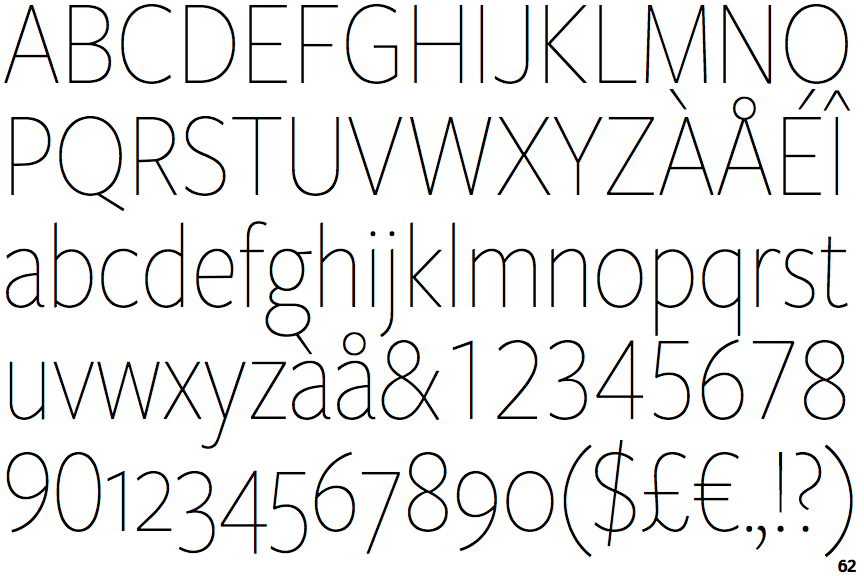 Freight Sans Condensed Thin