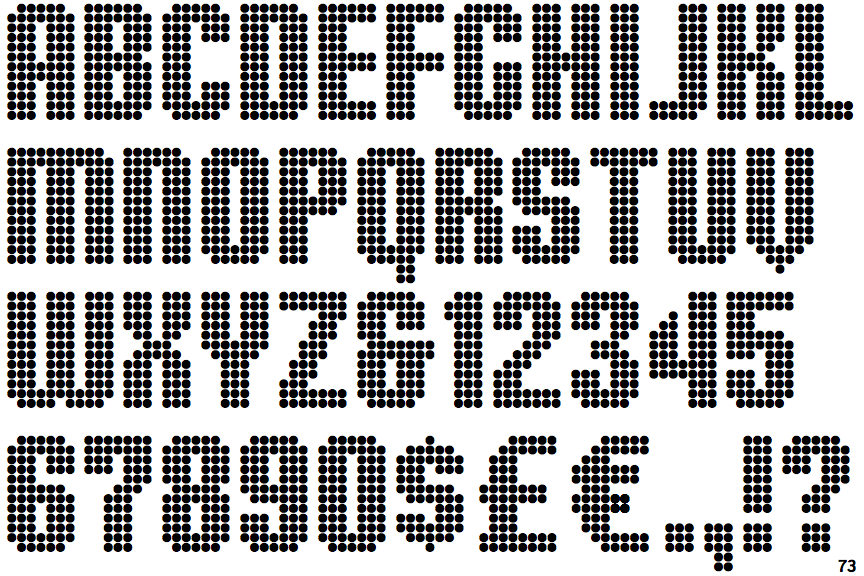 Download Identifont Display Dots Three Sans PSD Mockup Templates