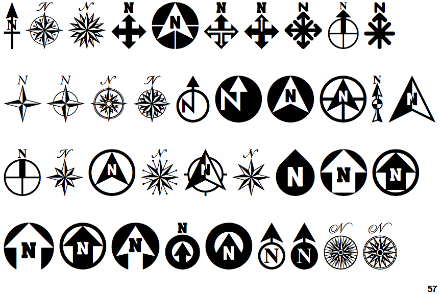 North Arrow Assortment