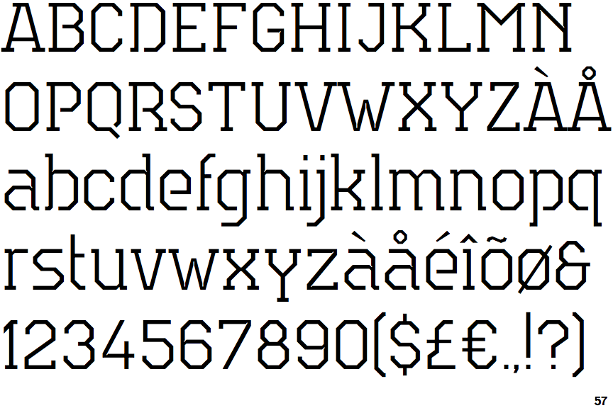 Teco Serif Thin