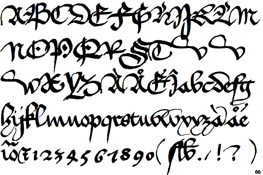 1420 Gothic Script