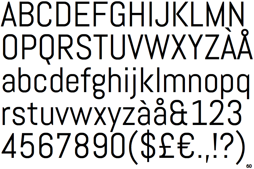 font abel