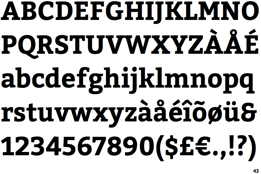 caecilia bold font