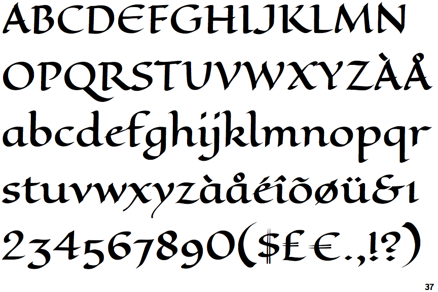 Identifont Eagle Lake