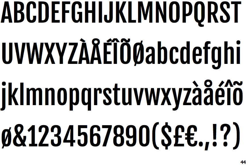 fjalla one font