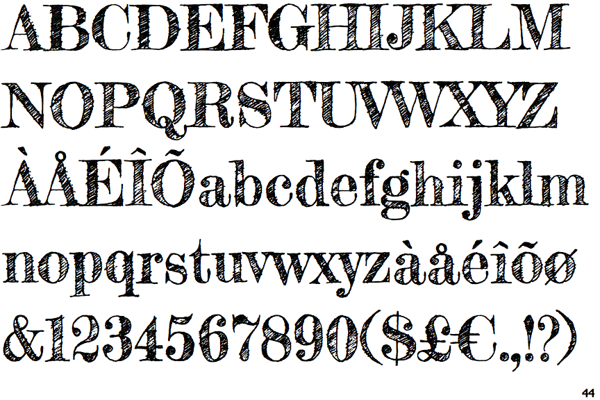 Identifont Frederika the Great