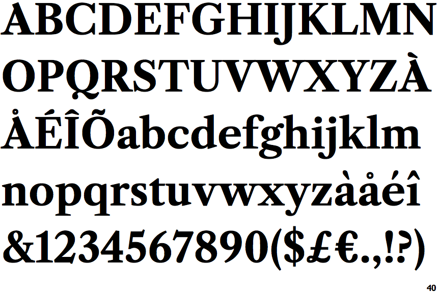 Libre Caslon Text Bold