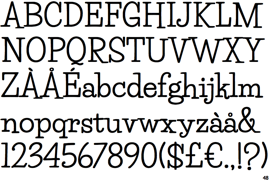 Identifont Life Savers Bold