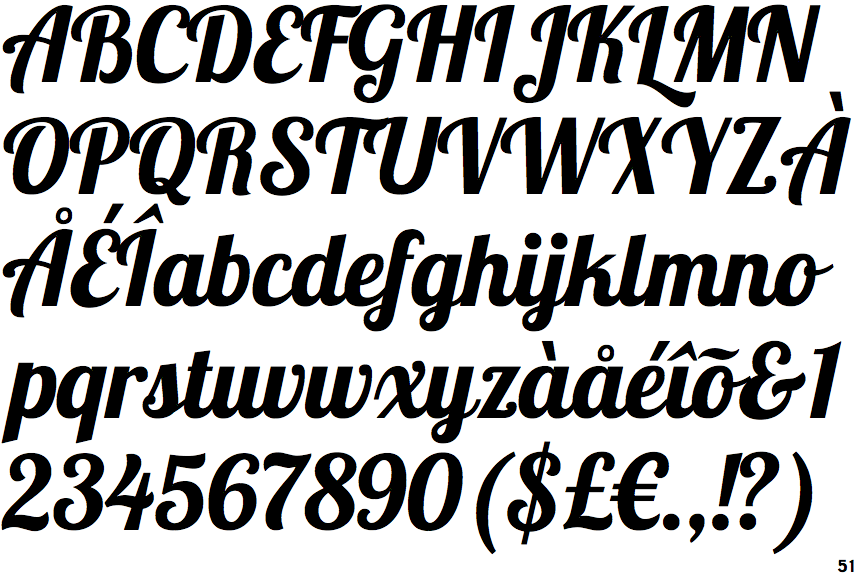 fonts similar to lobster