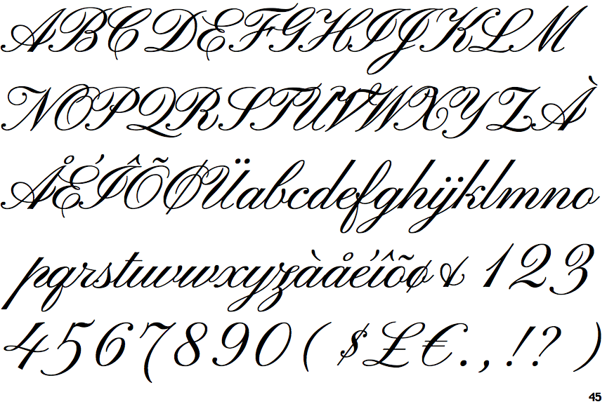 Pinyon Script