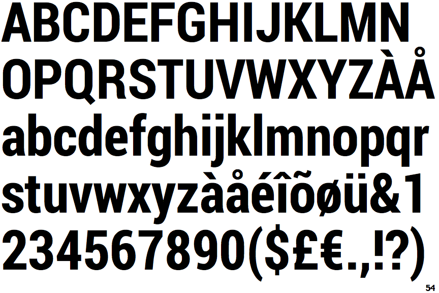 Roboto Condensed Bold (Original Version)