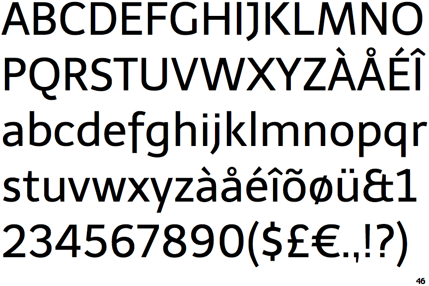 Identifont - Telex