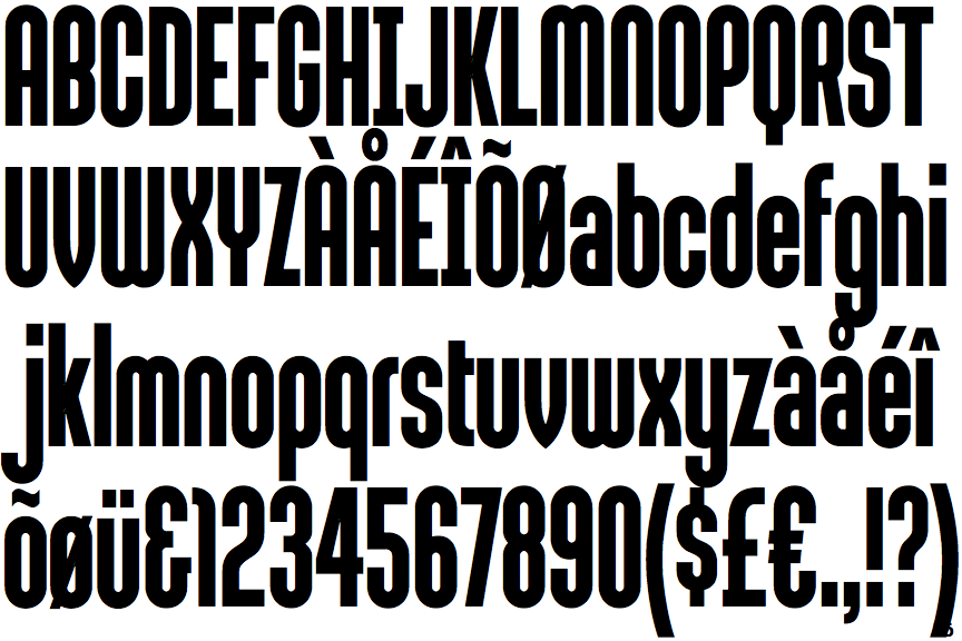 Sunblock Condensed Bold