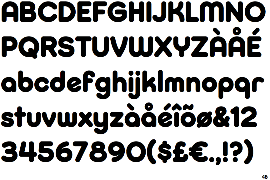Identifont Tailwind Black