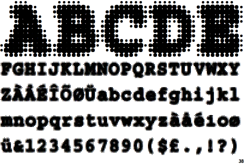 Identifont Carbon Copy Bold