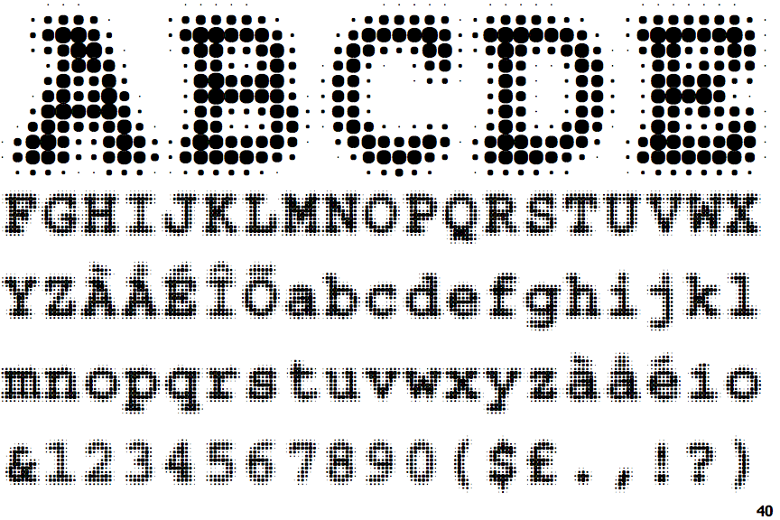 Identifont Carbon Copy Light