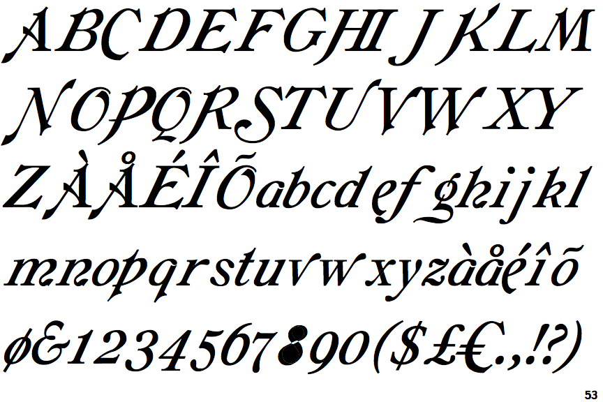Galathea (Harold's Fonts)