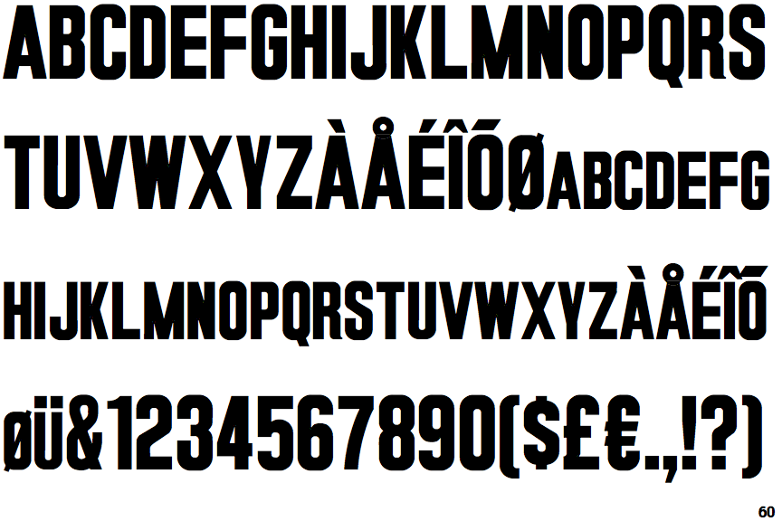 Identifont Stage Left Solid