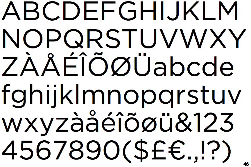 typographie gotham