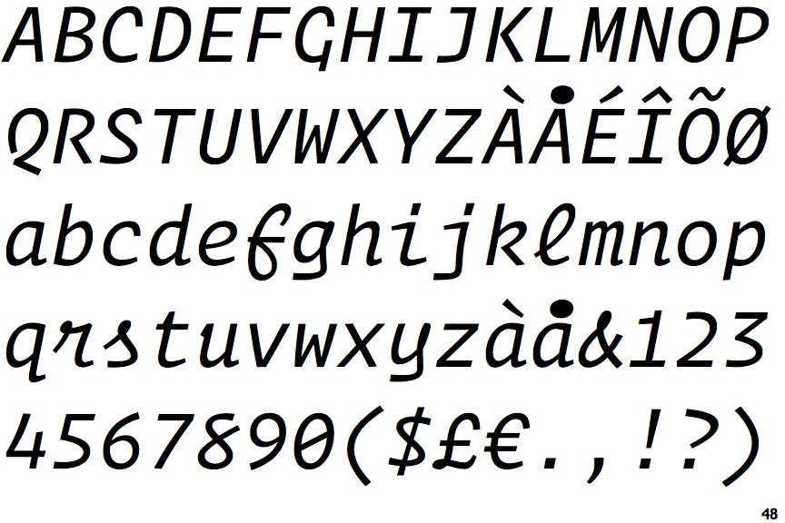 Operator Mono Italic