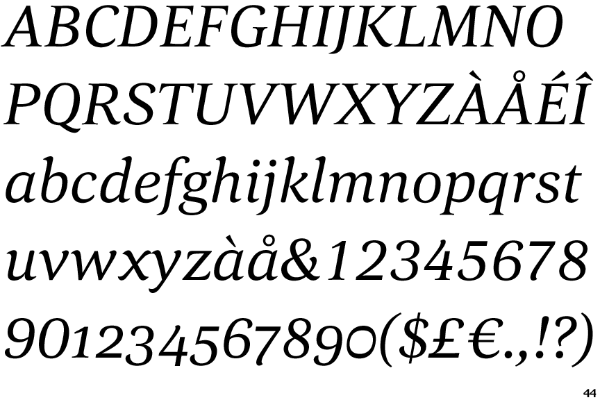 Corda Italic