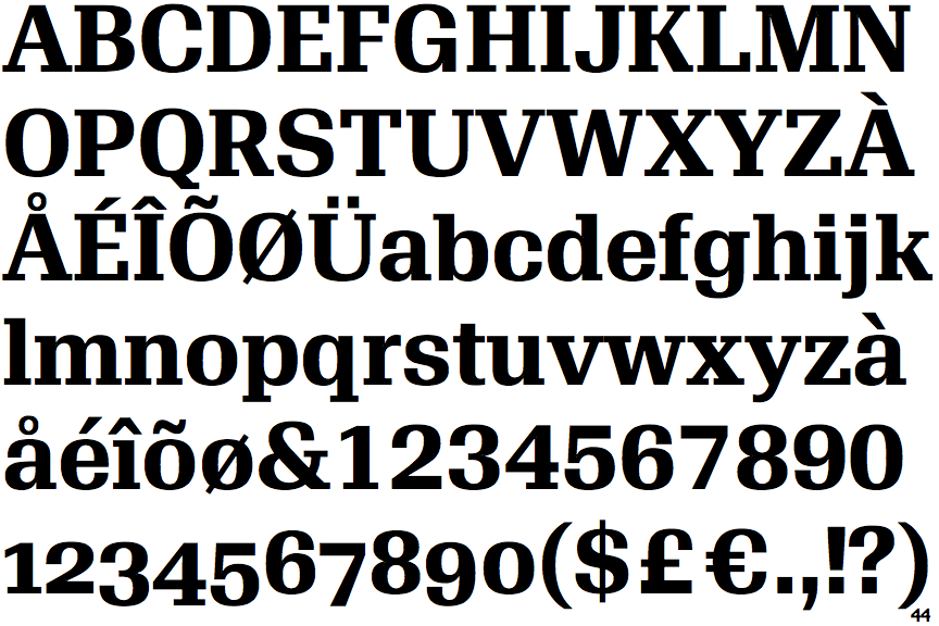 Trada Serif Bold