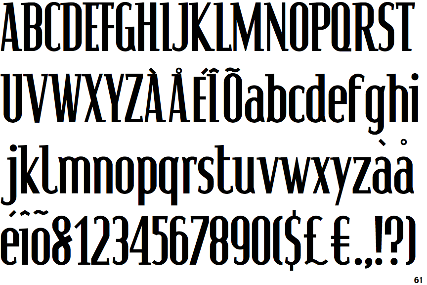 Pacific Serif Bold