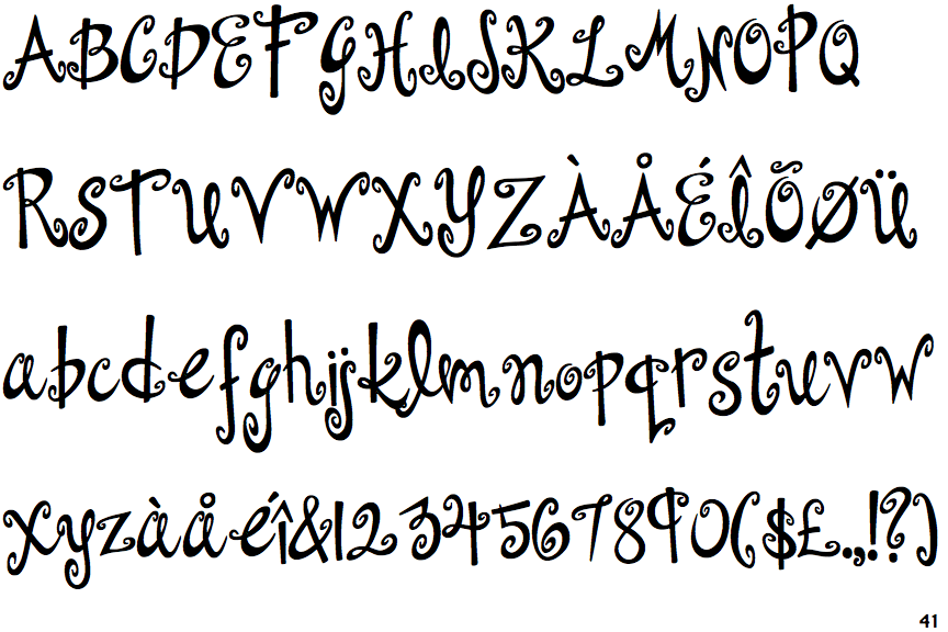 Identifont Dollhouse