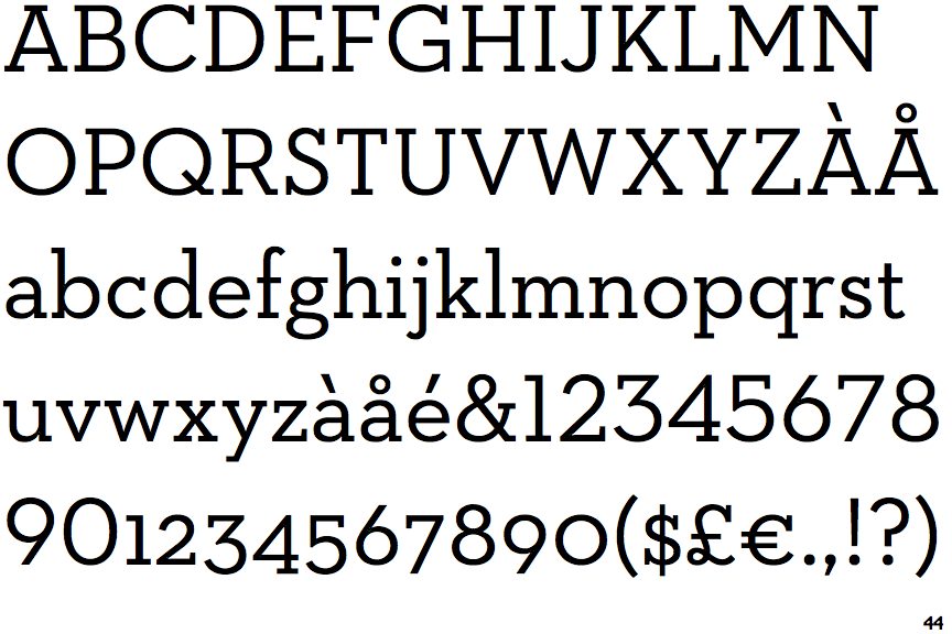 Neutraface Slab Text