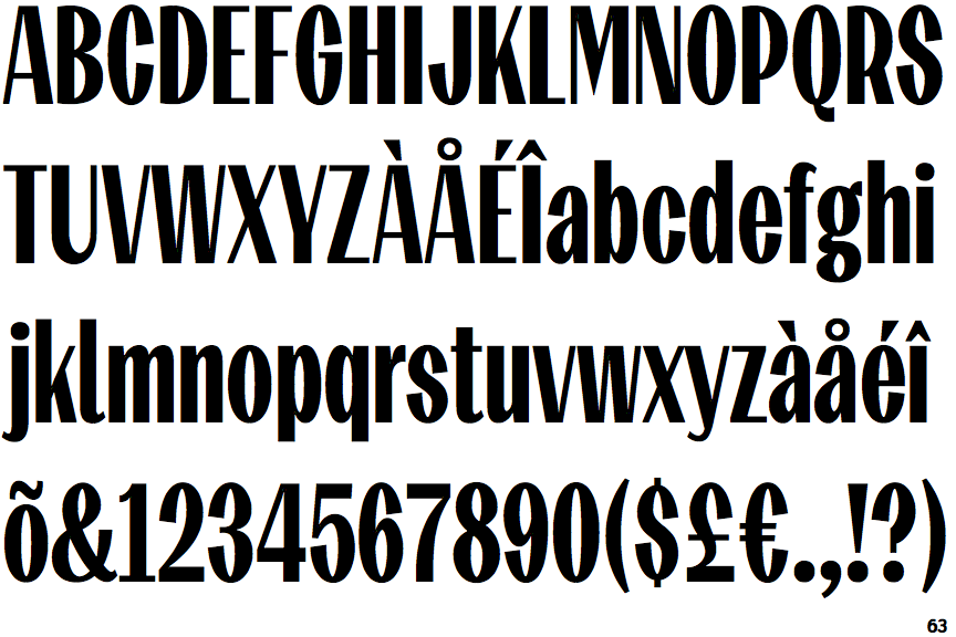Hurme Oval Sans High Contrast Condensed Bold
