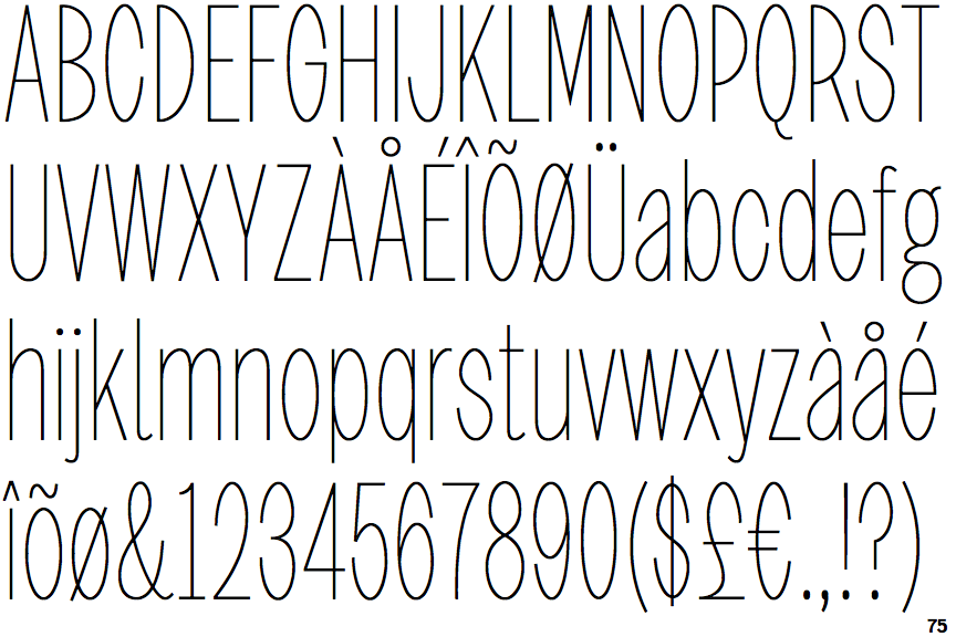 Hurme Oval Sans High Contrast Condensed Thin