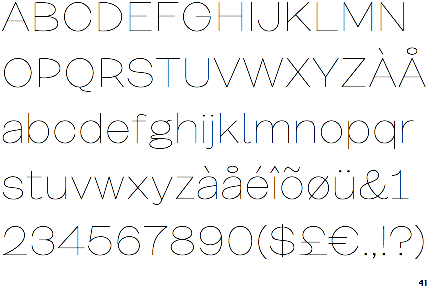 Hurme Oval Sans High Contrast Wide Thin