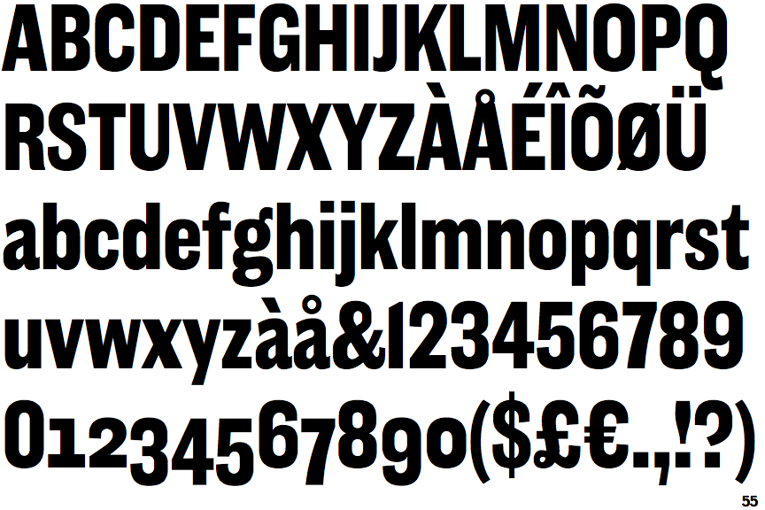 Americane Condensed Bold