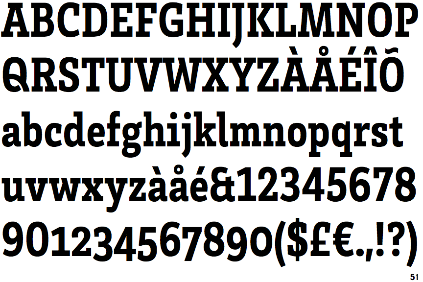 Brix Slab Condensed Black