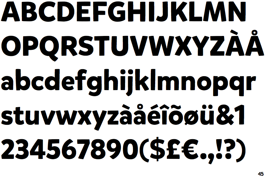 Bold Sans Font Bold Sans Font