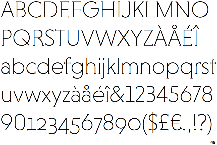 Niveau Serif Extra Light