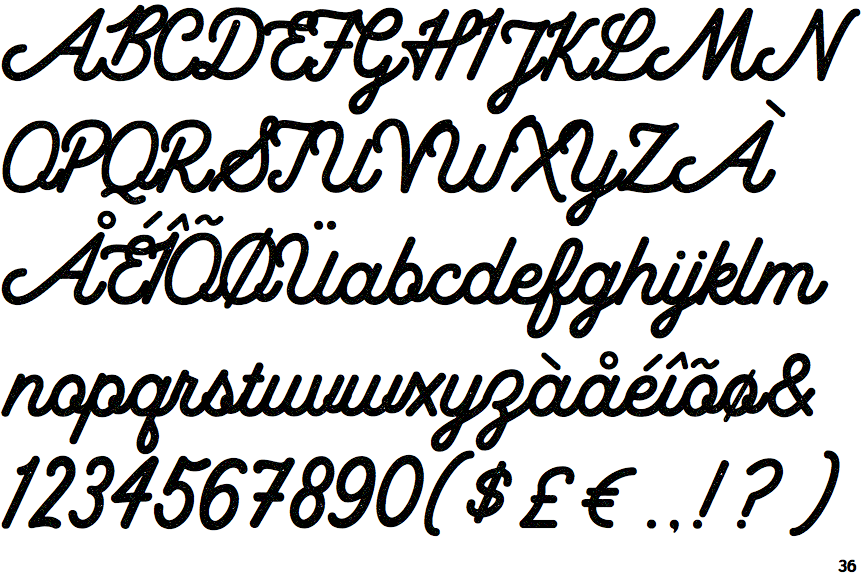 Montebello Script Textured