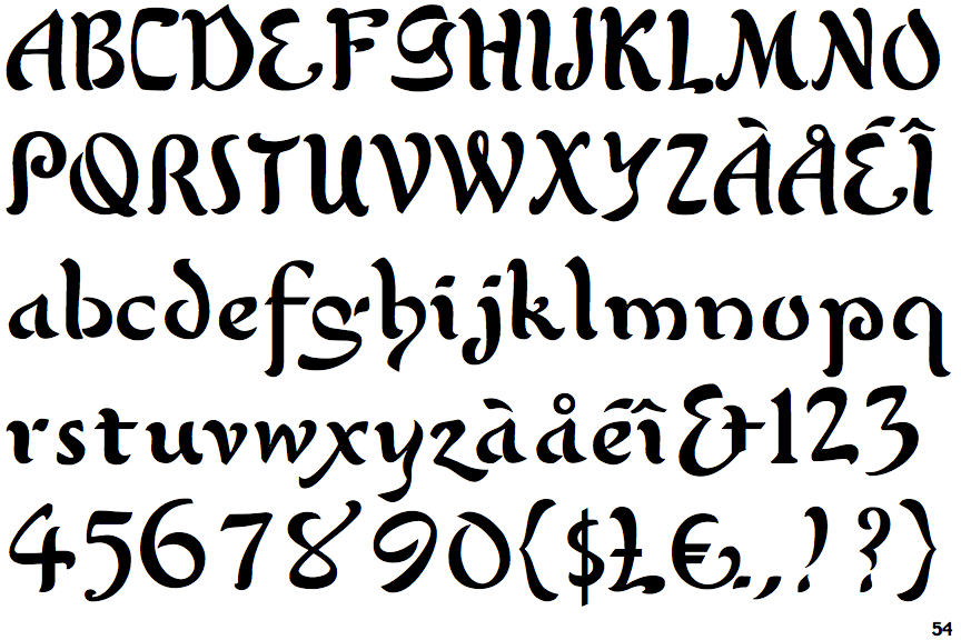 Download Identifont P22 Mystic Font SVG Cut Files