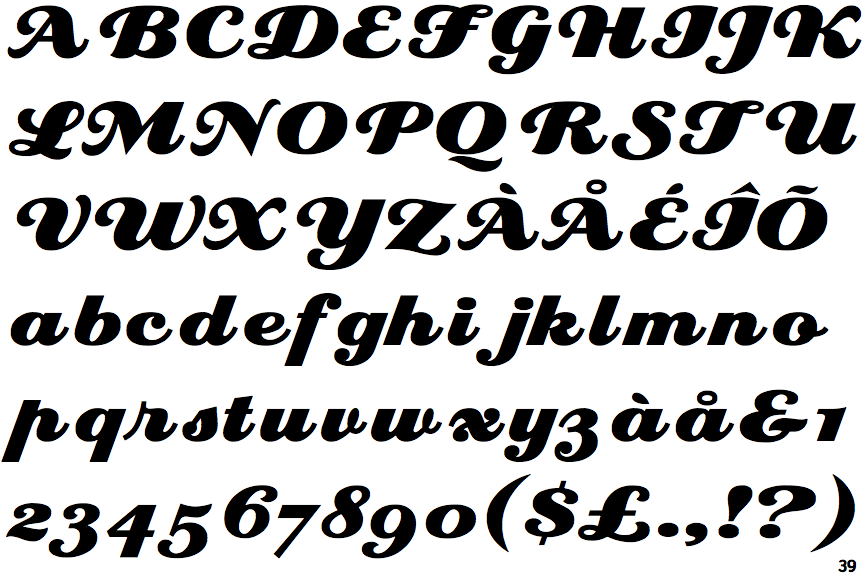 Corneria script font Corneria script font