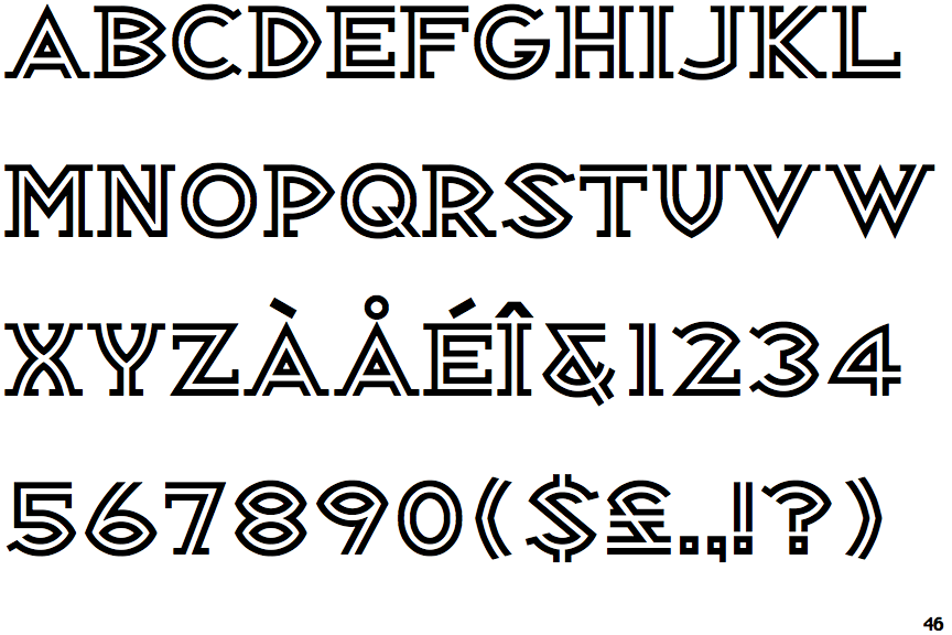 Republik Serif Three Alternate