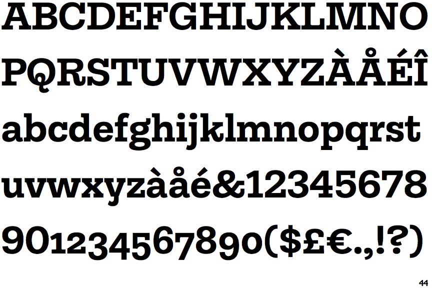 Equitan Slab Bold