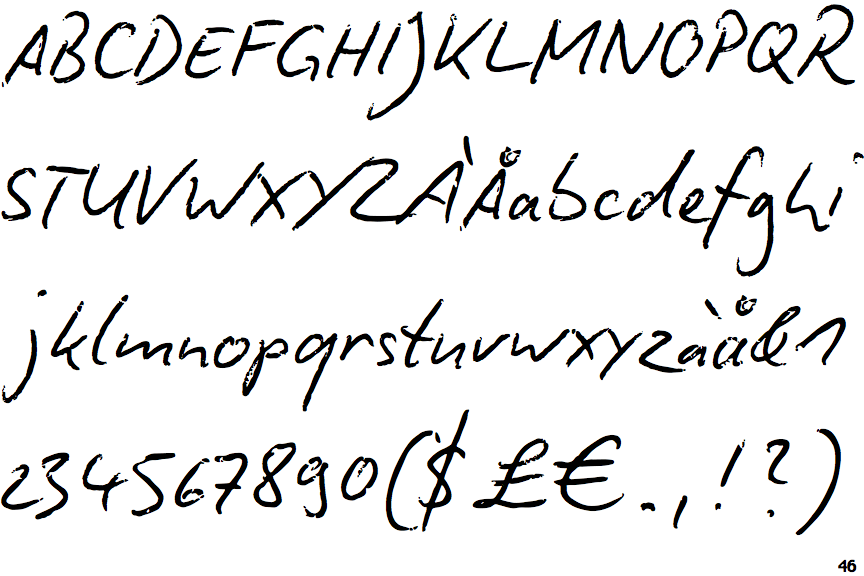 Identifont Biró Script