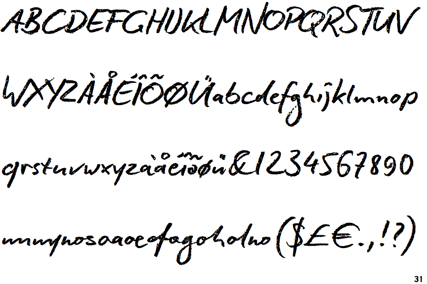 Conté Script