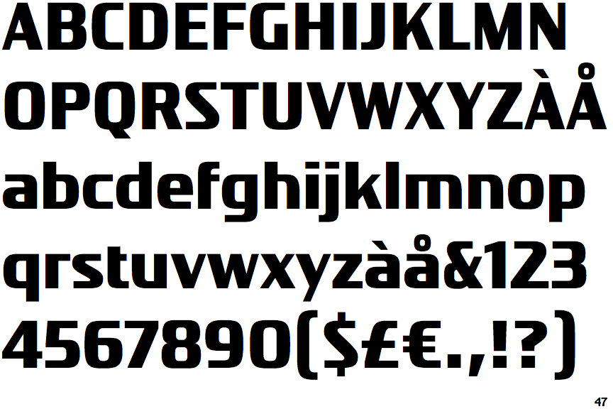 Vartek Condensed Bold