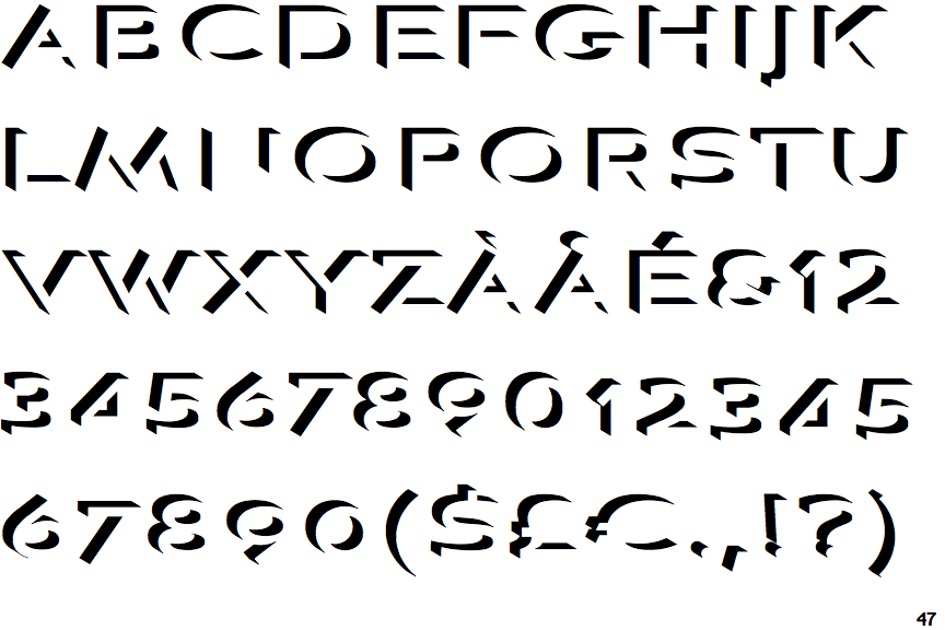 Identifont Aviano Sans Layers 3D