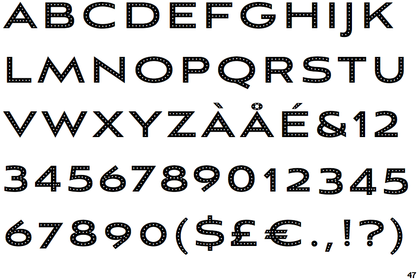 Aviano Sans Layers Dots Reversed