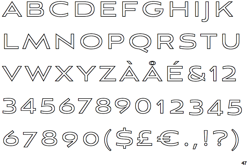 Aviano Sans Layers Outline Thin