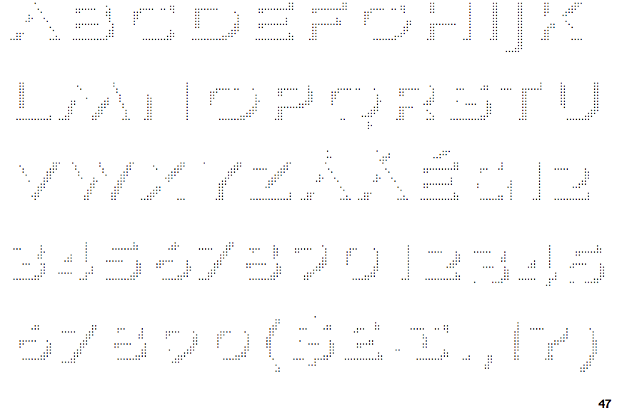 Identifont Aviano Sans Layers Shadow Dots